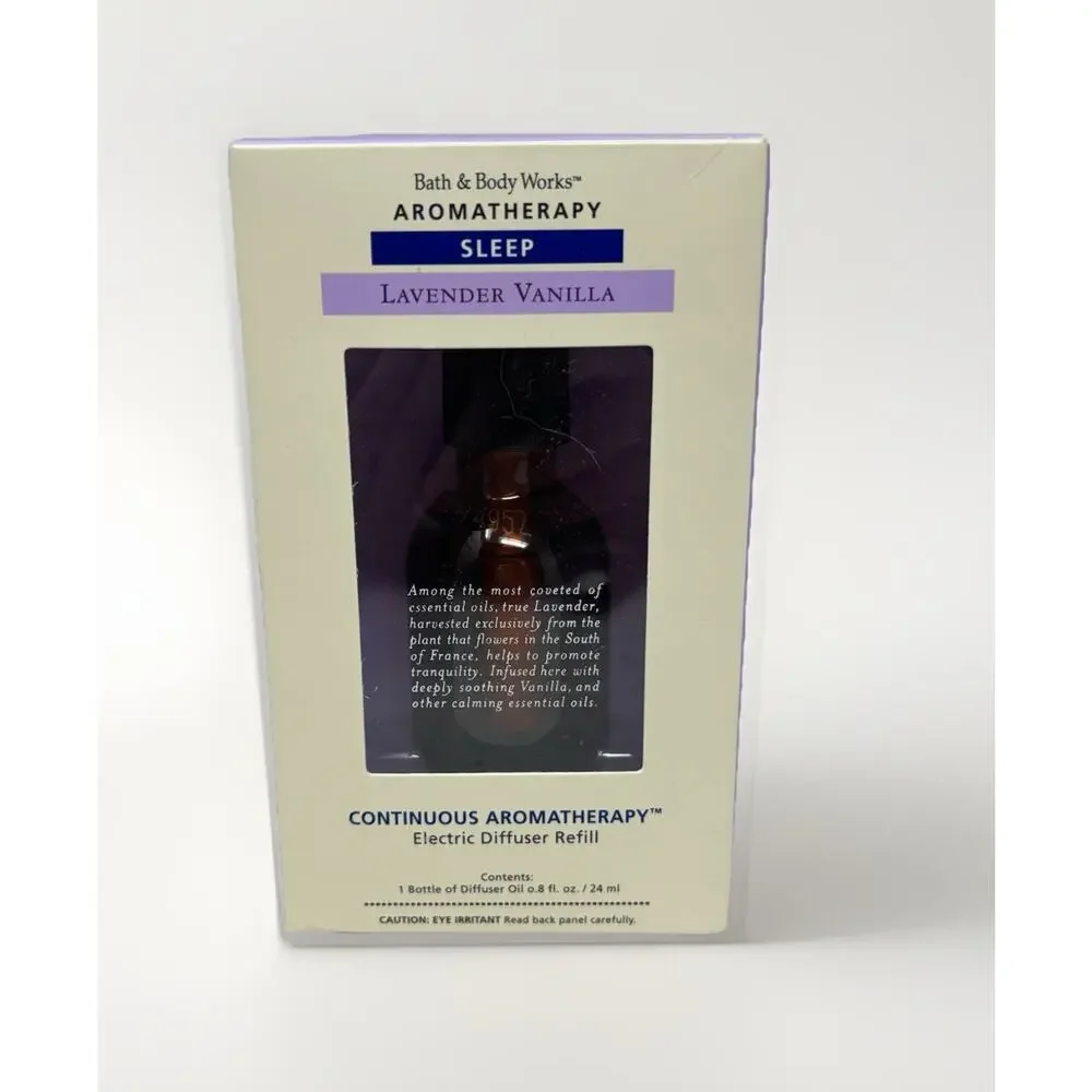 Bath & Body Works Aromatherapy Sleep Lavender Vanilla Electric Diffuser‎ Refill